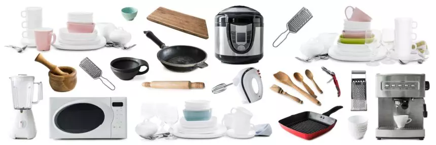 Kitchen household appliances set