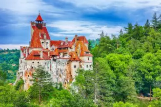 The medieval Castle of Bran known for the myth of Dracula